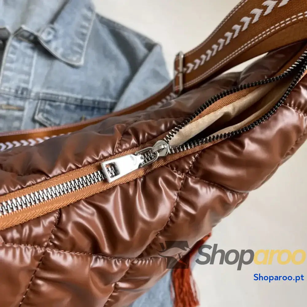 Quilted Nylon Travel Bag