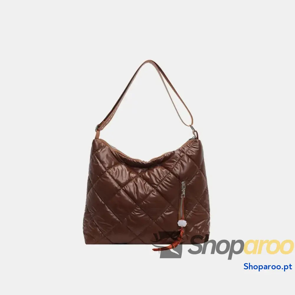 Quilted Nylon Travel Bag