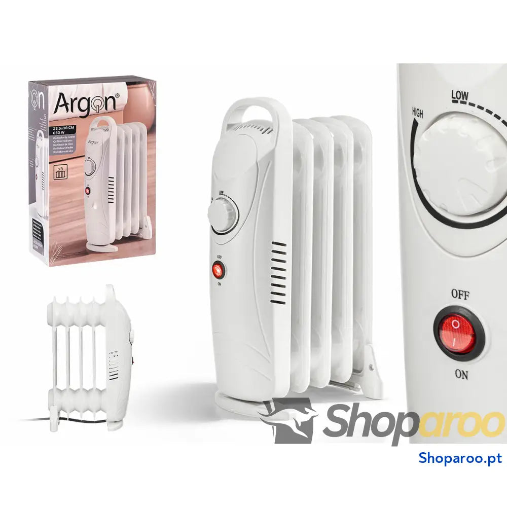 Radiador Argon SH 30 5 WHITE Branco 650 W