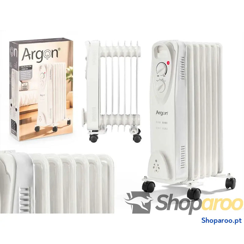 Radiador Argon SH 66 7 WHITE Branco 1500 W