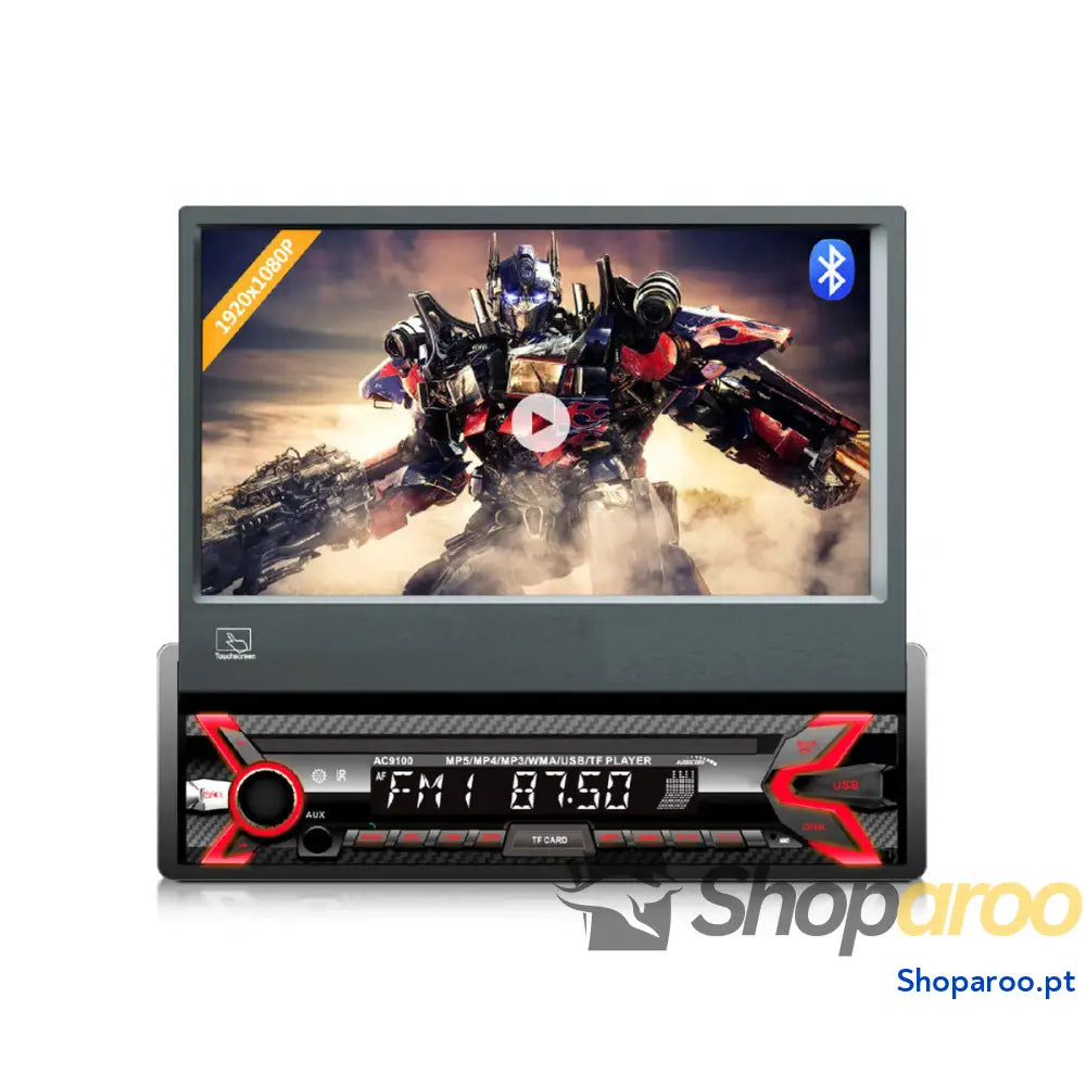 Rádio AudioCore AC9100 Preto Vermelho