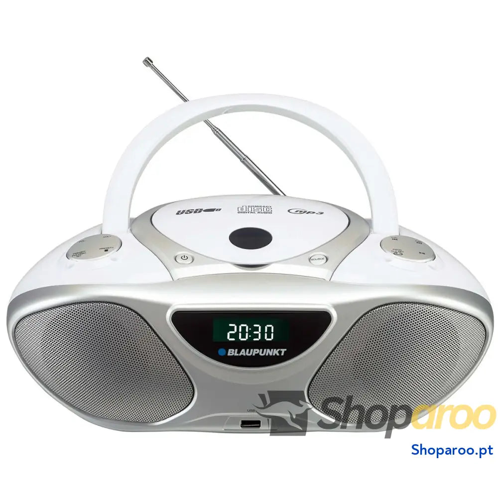 Rádio Blaupunkt BB14WH Branco Prateado