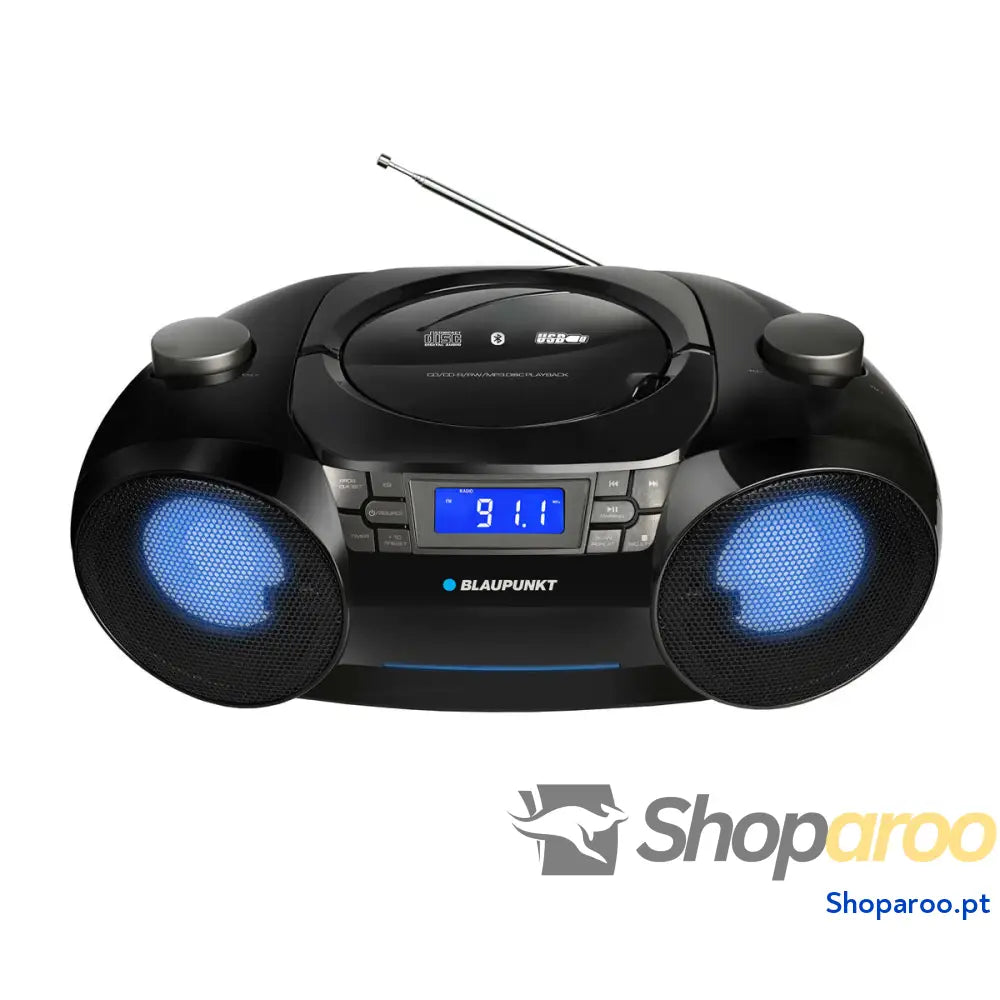 Rádio Blaupunkt BB31LED Azul Preto Cinzento Preto/Cinzento