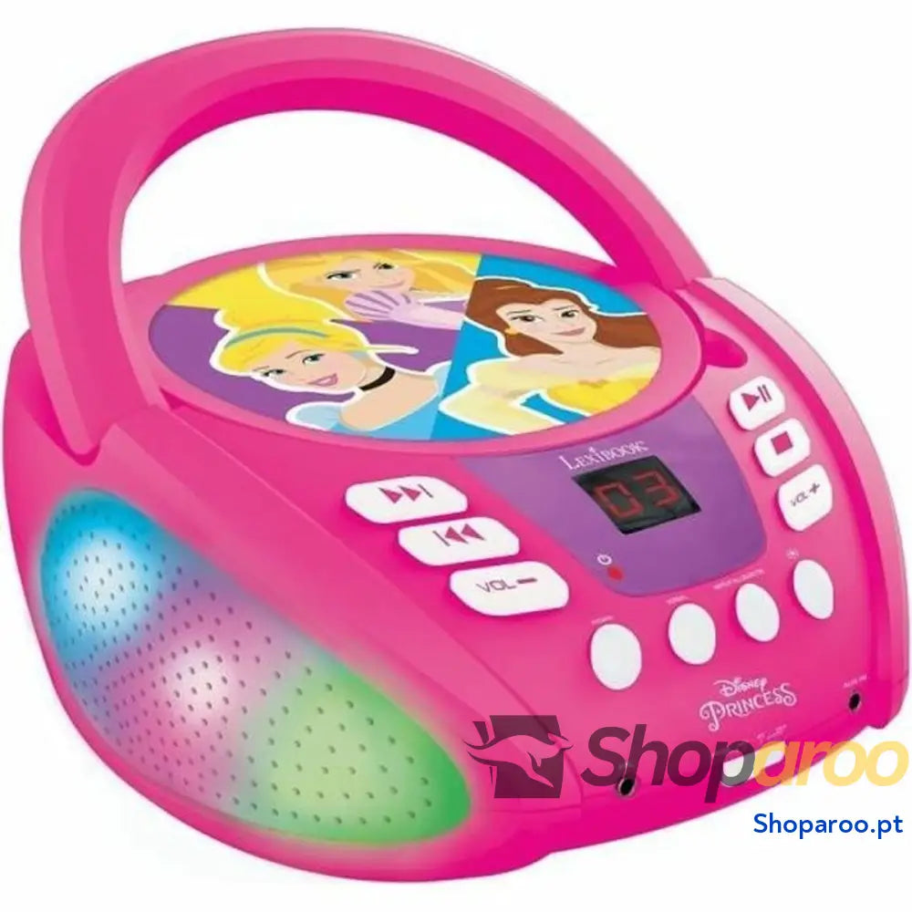 Rádio CD Bluetooth MP3 Lexibook PRINCESA DE DISNEY 5.0