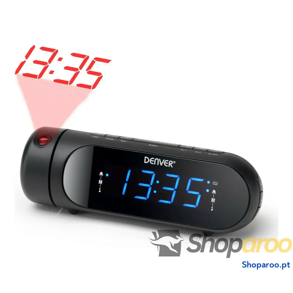 Rádio Despertador FM Denver Electronics CPR 700 Preto