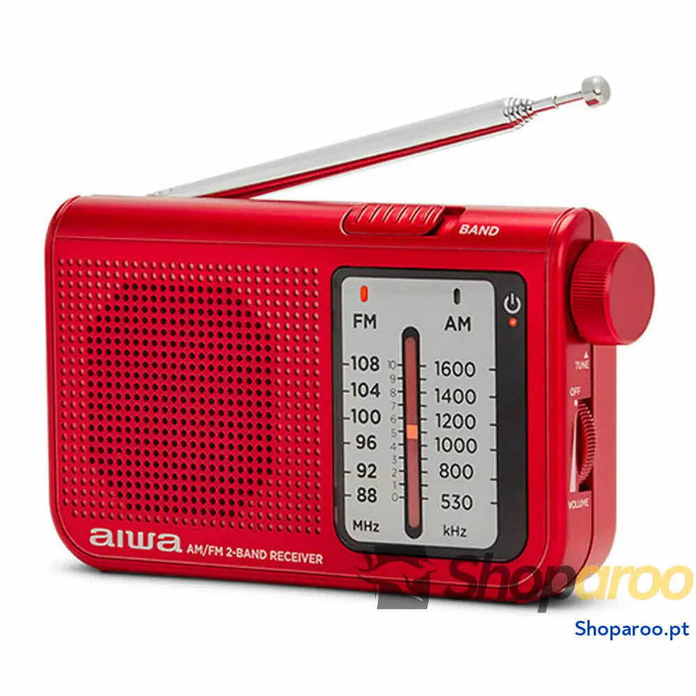 Rádio Portátil Aiwa AM/FM Vermelho