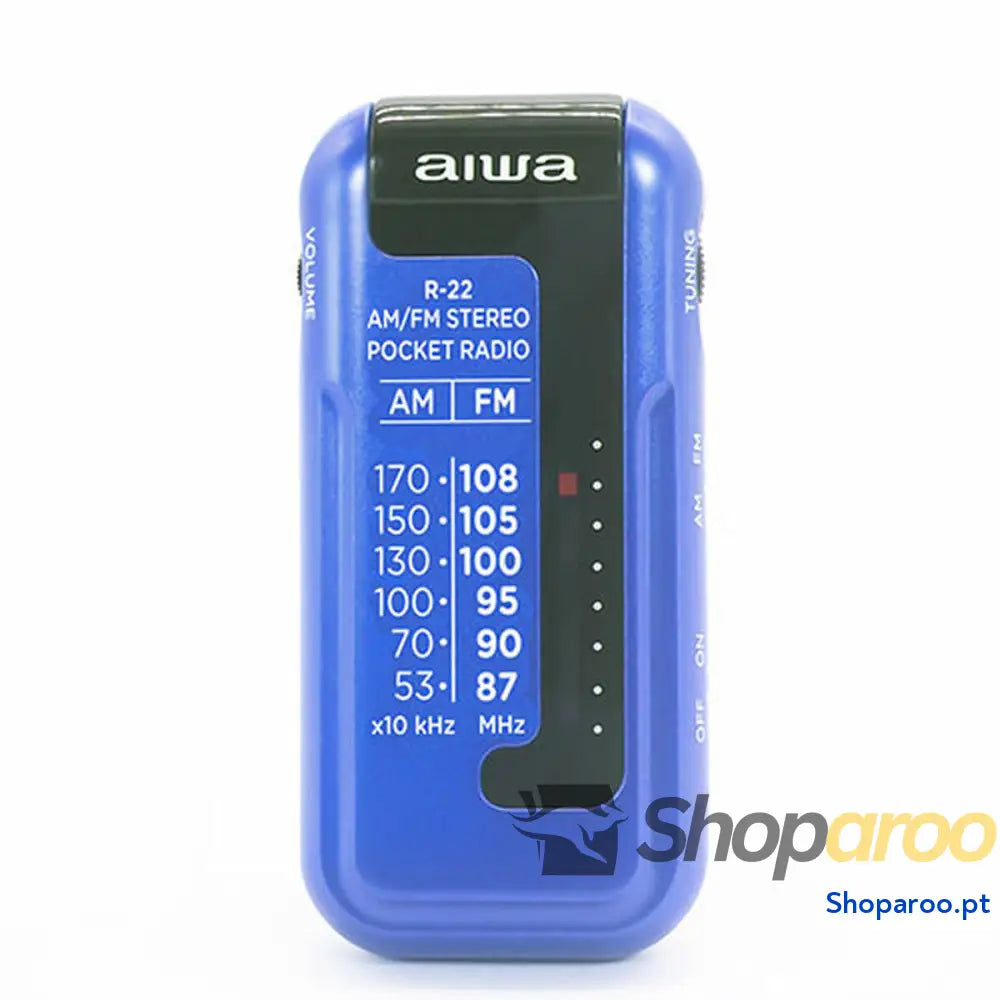 Rádio Portátil Aiwa R22BL Azul