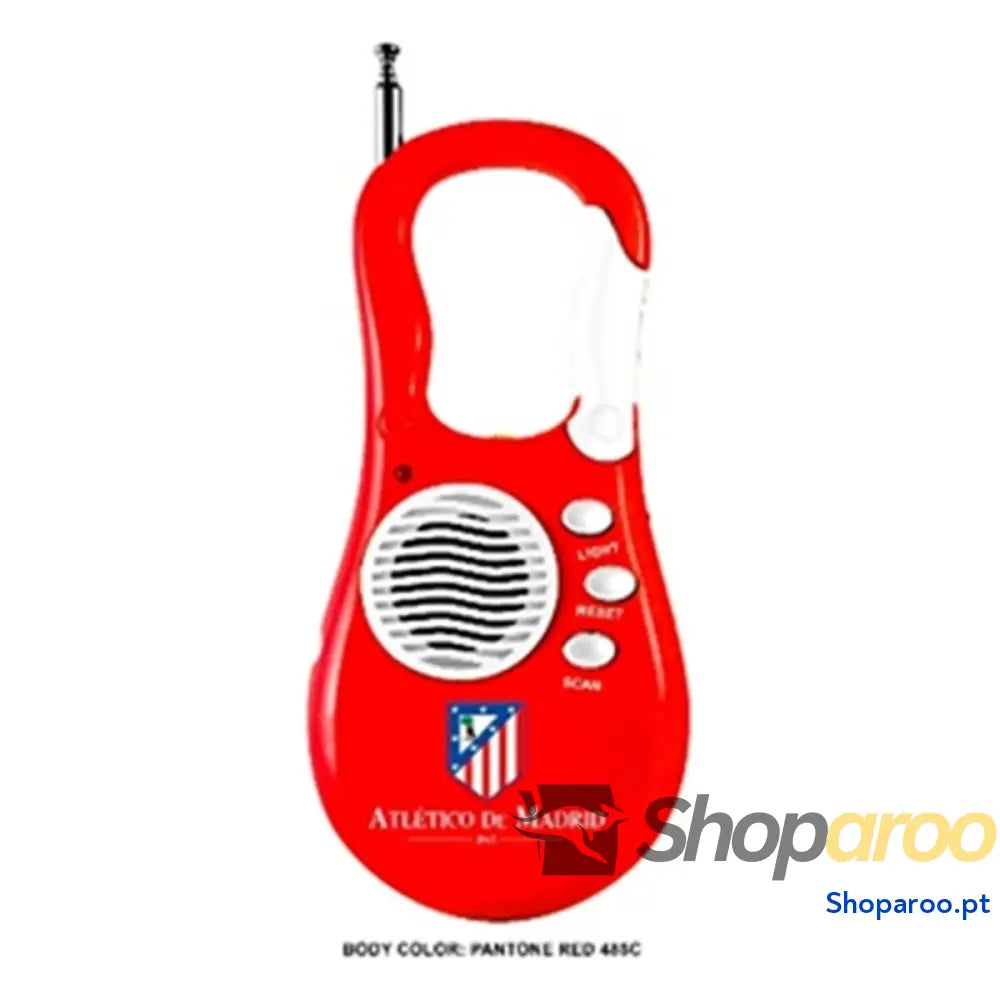 Rádio Portátil Atlético Madrid Vermelho