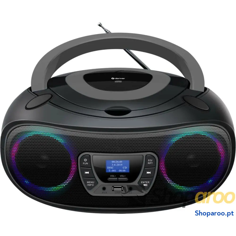 Rádio Portátil Denver Electronics TDB 212GR Bluetooth
