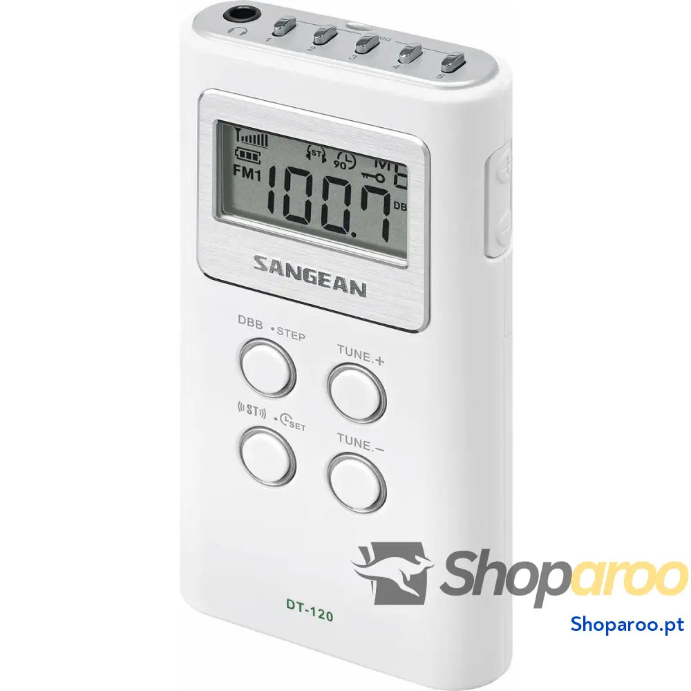 Rádio Portátil Sangean DT 120 Branco