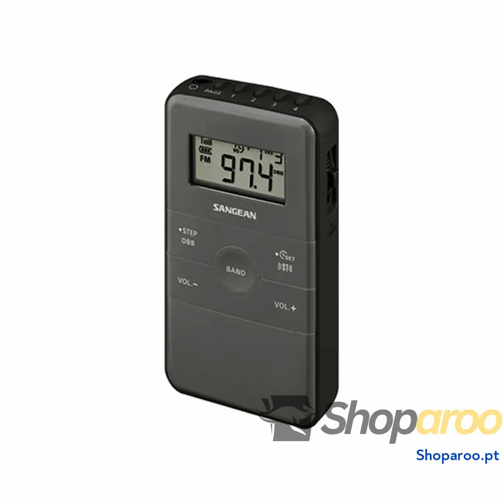 Rádio Portátil Sangean DT 140 Preto AM/FM