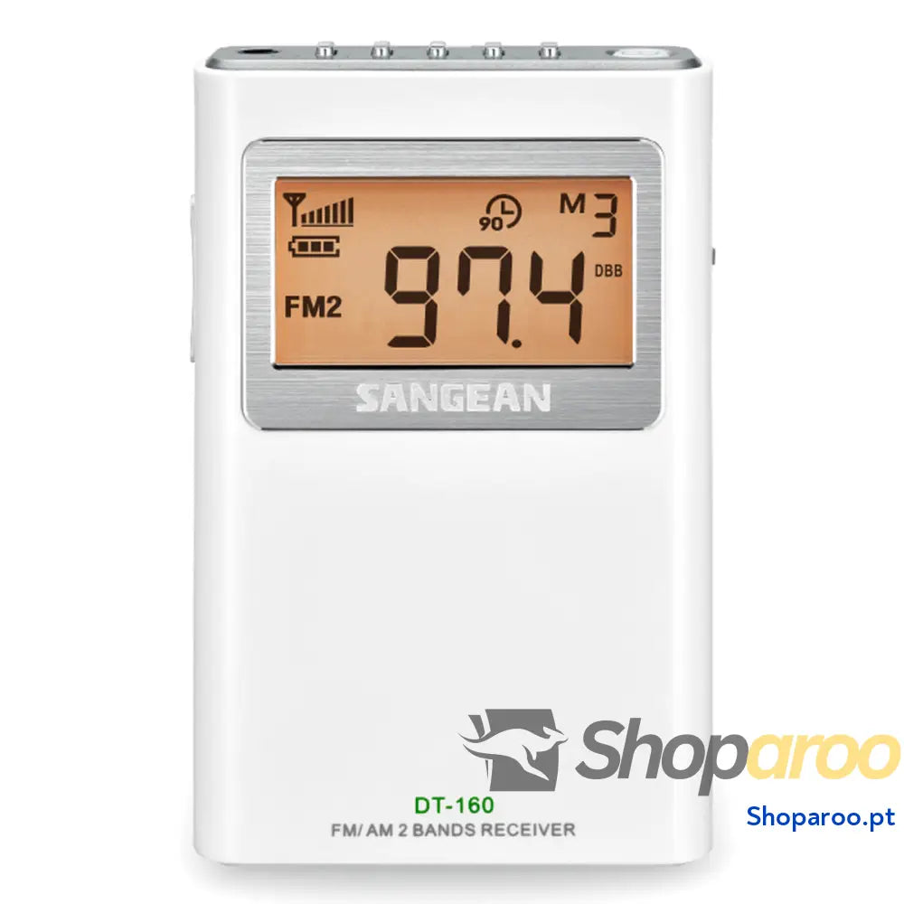 Rádio Portátil Sangean DT 160 Branco