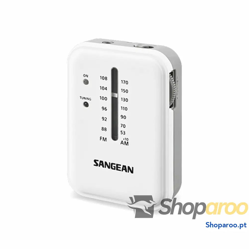 Rádio Portátil Sangean SR 32 Branco AM/FM
