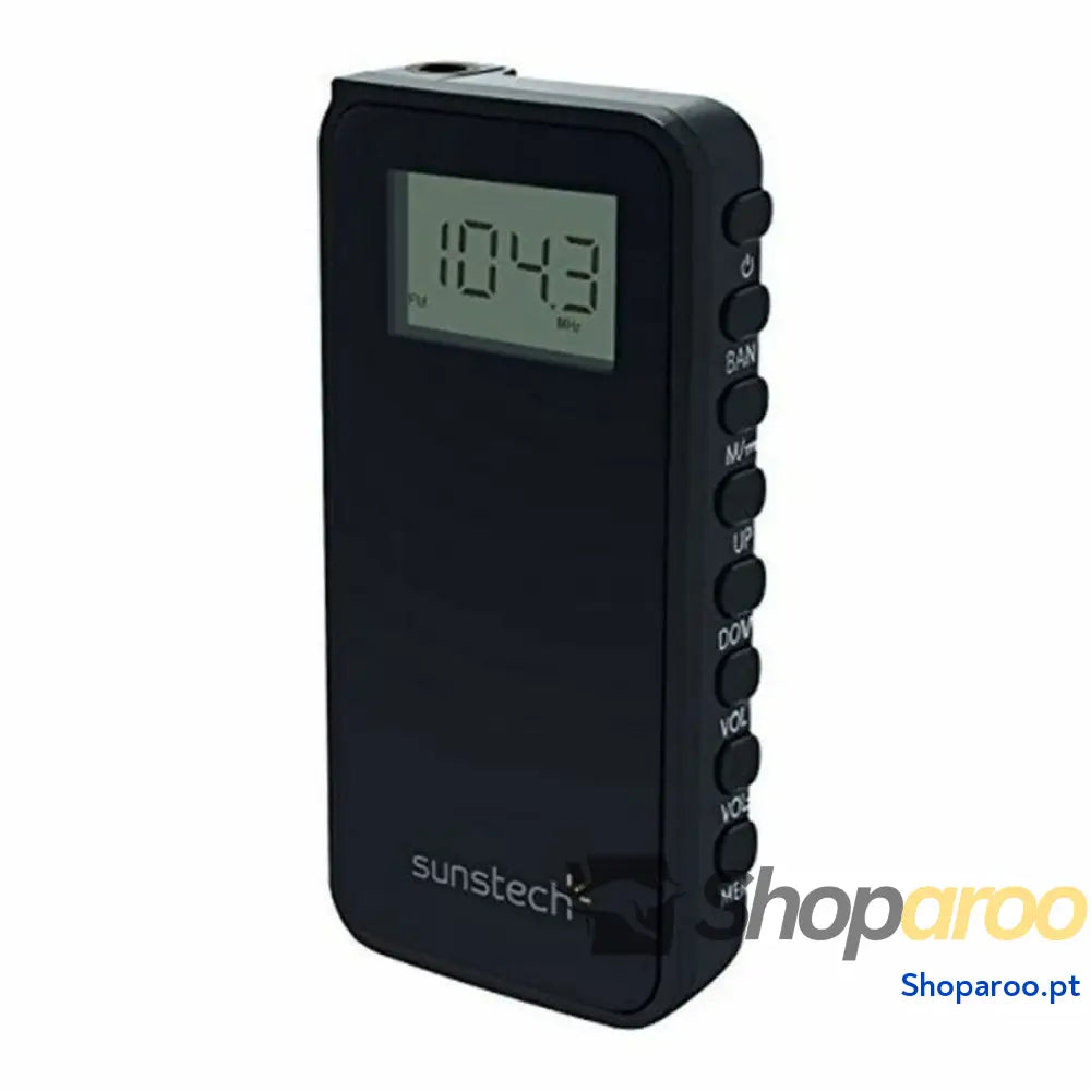 Rádio Portátil Sunstech RPD23BK Preto