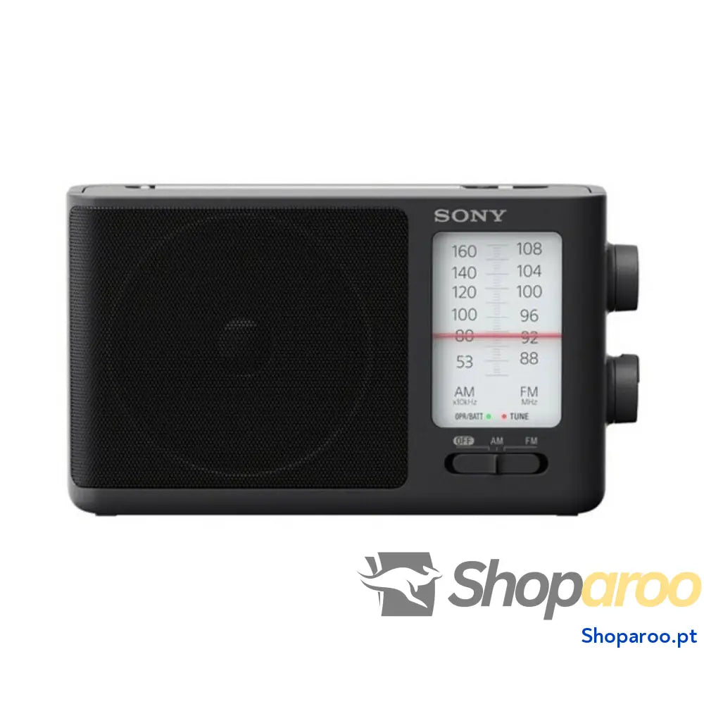 Rádio Transistor Sony ICF 506 AM/FM Preto