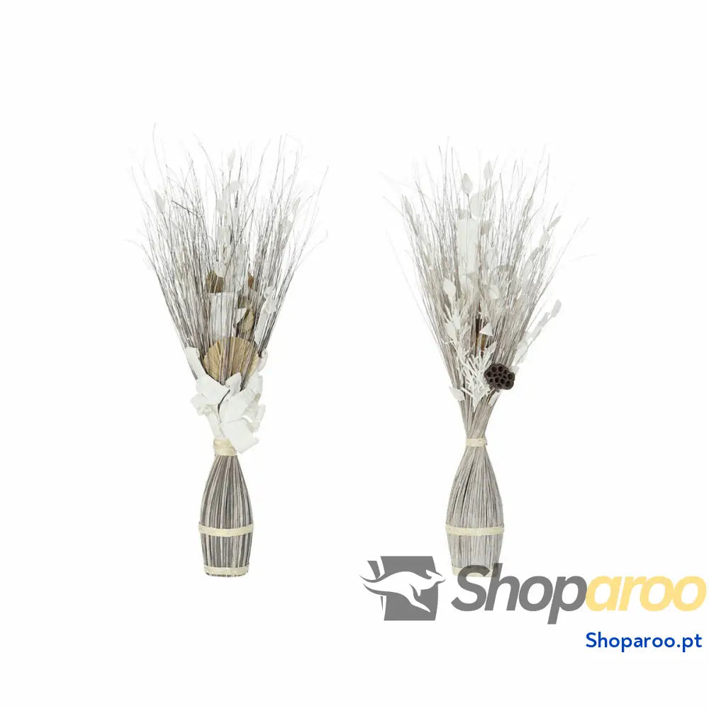 Ramo DKD Home Decor Bloemen Fibra de coco (2 pcs) (40 x 40 x 100 cm)