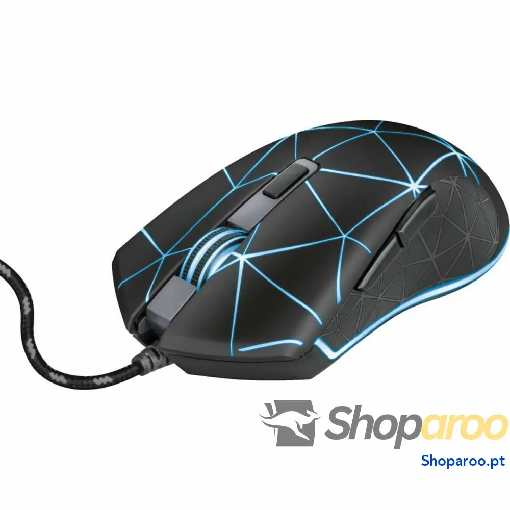 Rato Gaming Trust GXT 133 Locx Preto 4000 dpi