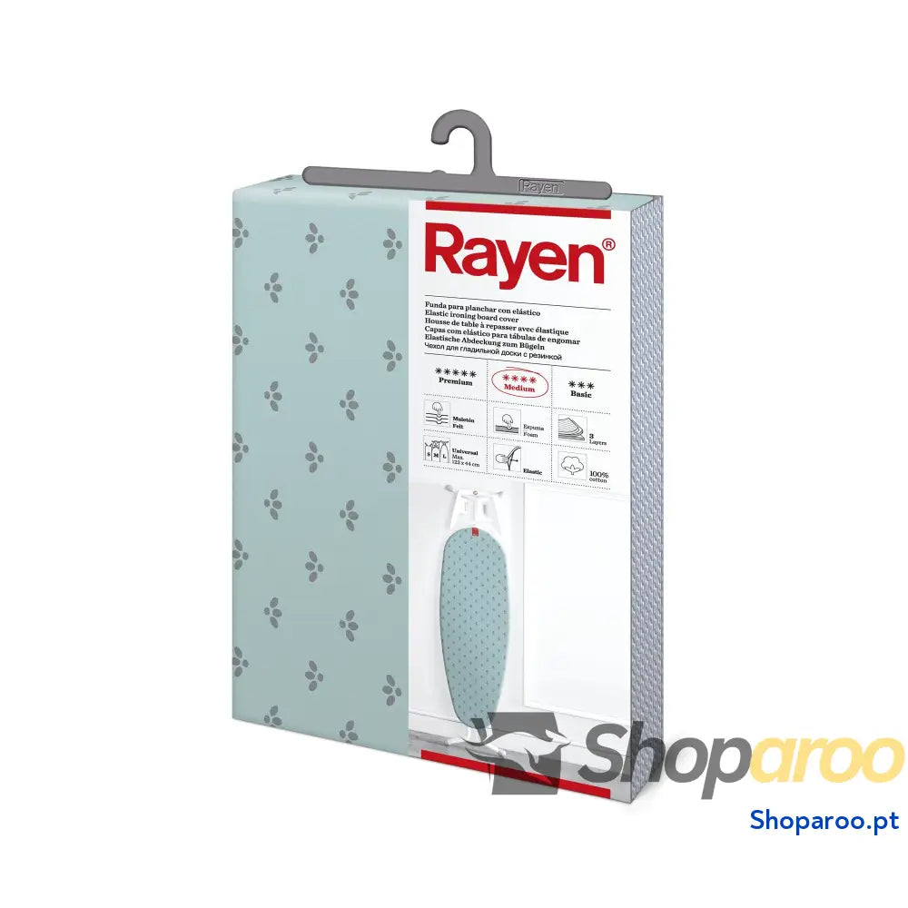 Capa tábua de passar universal capa ajuste EasyClip 3 camadas: Espuma mouletão tecido 100 % algodão | Gama M | Medida:
