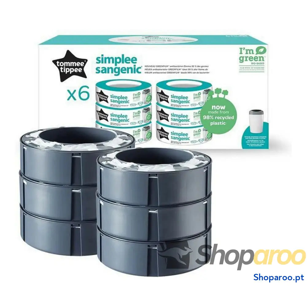 Recarga Tommee Tippee Simplee Sangenic 6 Unidades