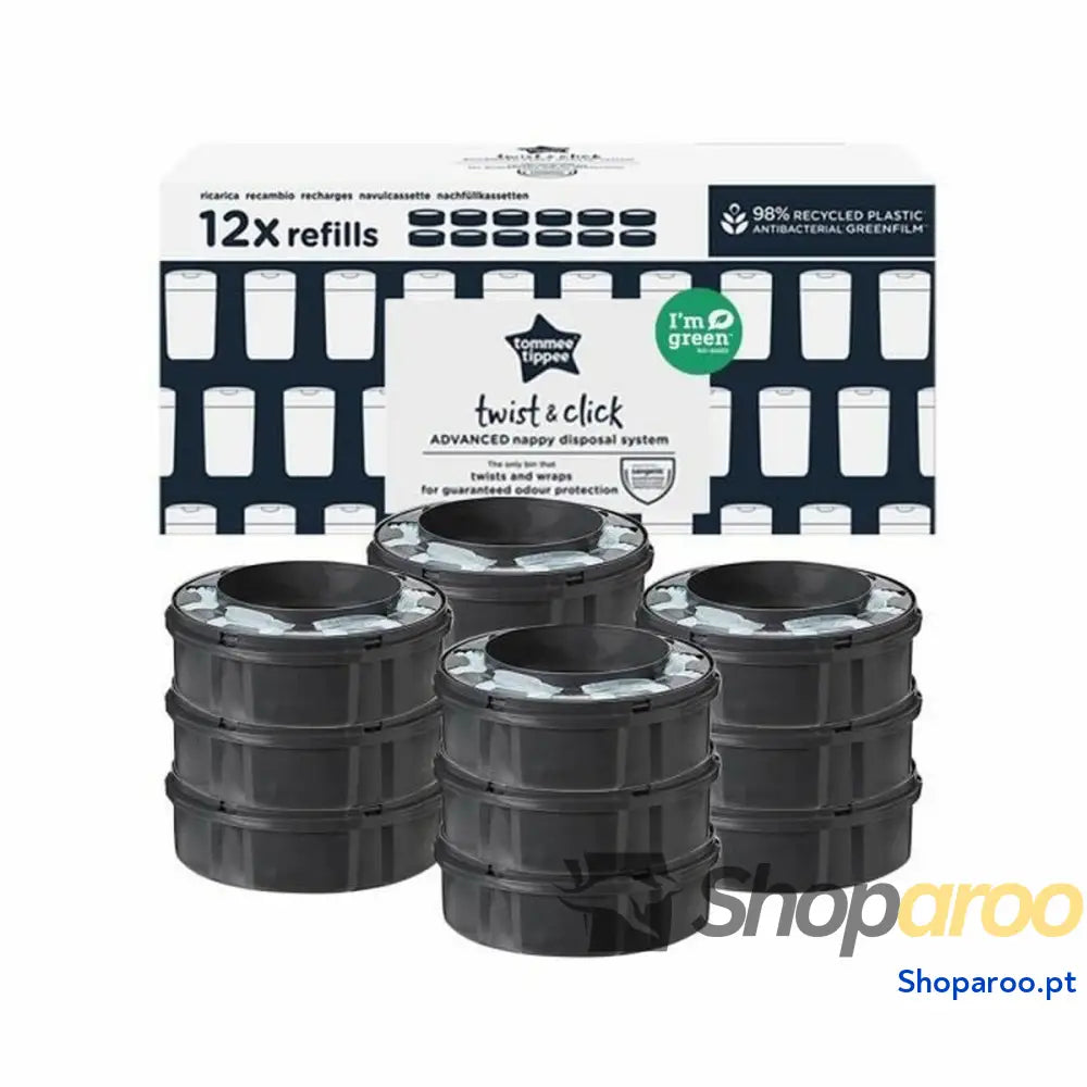 Recarga Tommee Tippee Twist & Click 12 Unidades