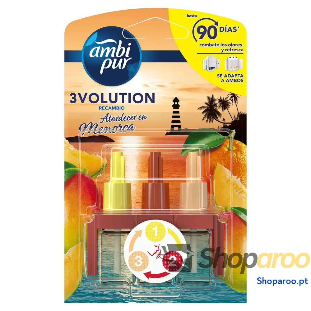 Recargas de Ambientador Elétrico Ambi Pur Atardecer en Menorca 20 ml