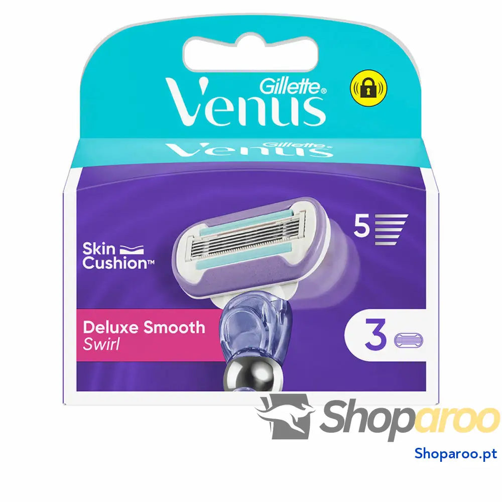 Recargas para Lâmina de Barbear Gillette VENUS (3 Unidades)