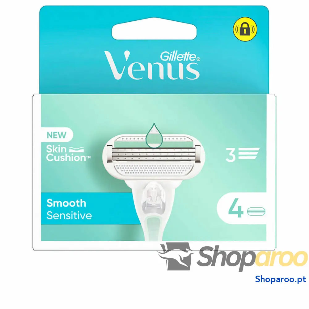 Recargas para Lâmina de Barbear Gillette VENUS SMOOTH SENSITIVE