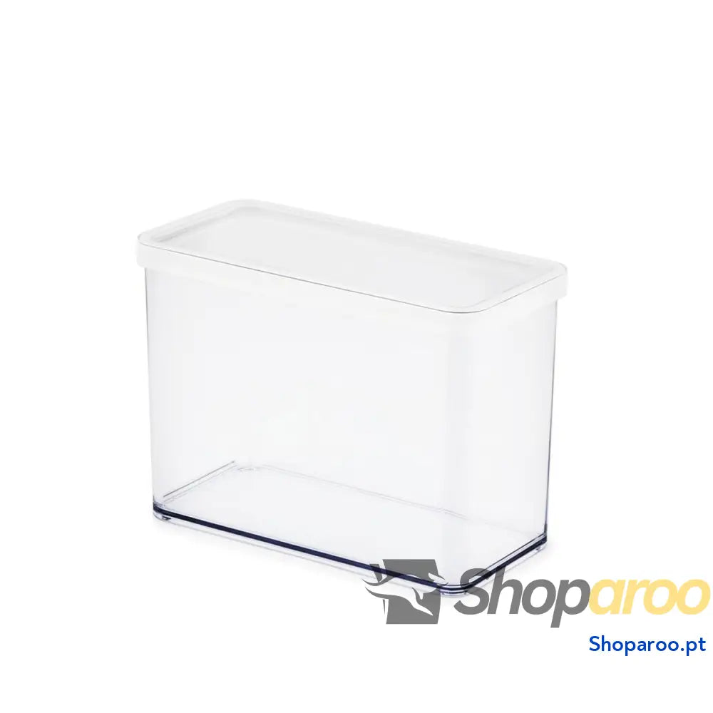 Recipiente para Conservar Alimentos Rotho Loft Branco Transparente 2,1 L