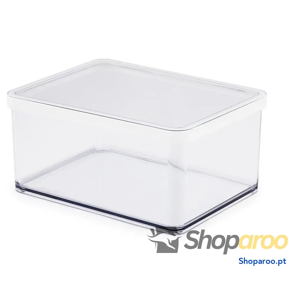 Recipiente para Conservar Alimentos Rotho Loft Branco Transparente 2,25 L