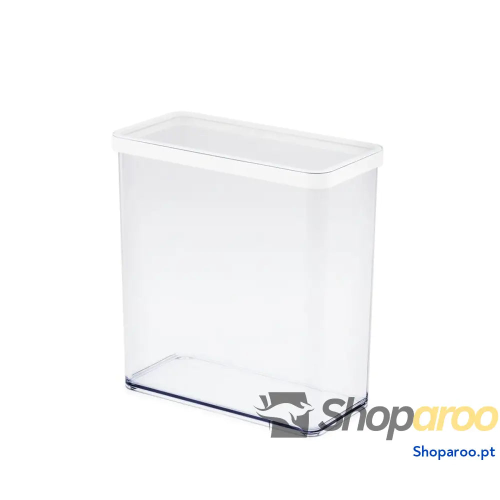 Recipiente para Conservar Alimentos Rotho Loft Branco Transparente 3,2 L