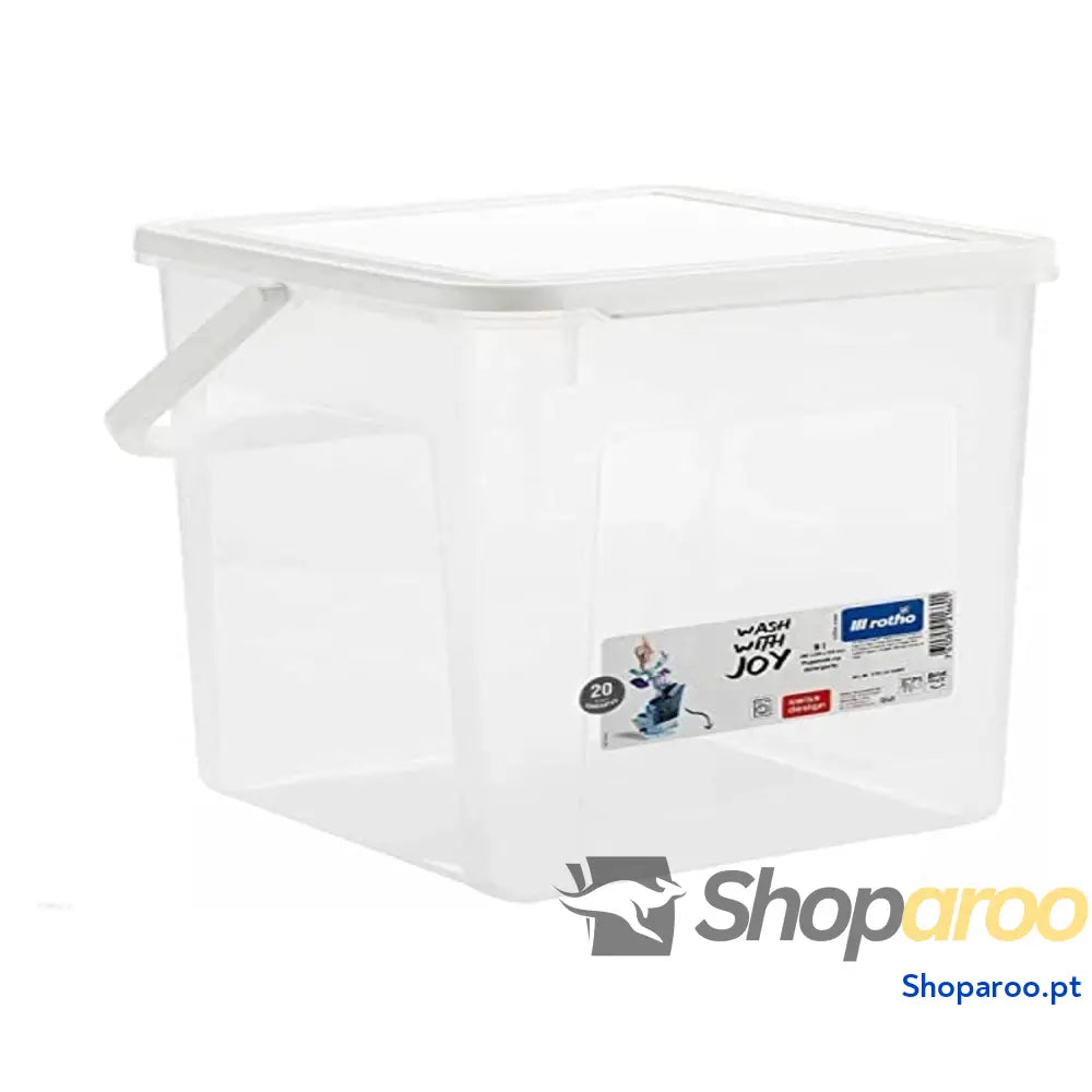 Recipiente Rotho Basic Branco Transparente 9 L