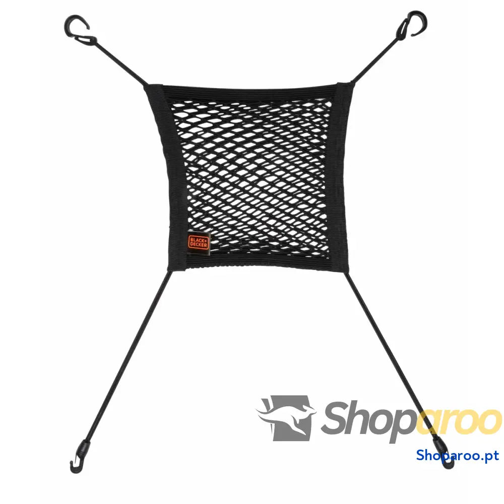 Rede de armazenamento para carro Black & Decker Preto 30 x 28 cm