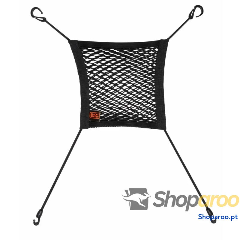 Rede de armazenamento para carro Black & Decker Preto 30 x 28 cm