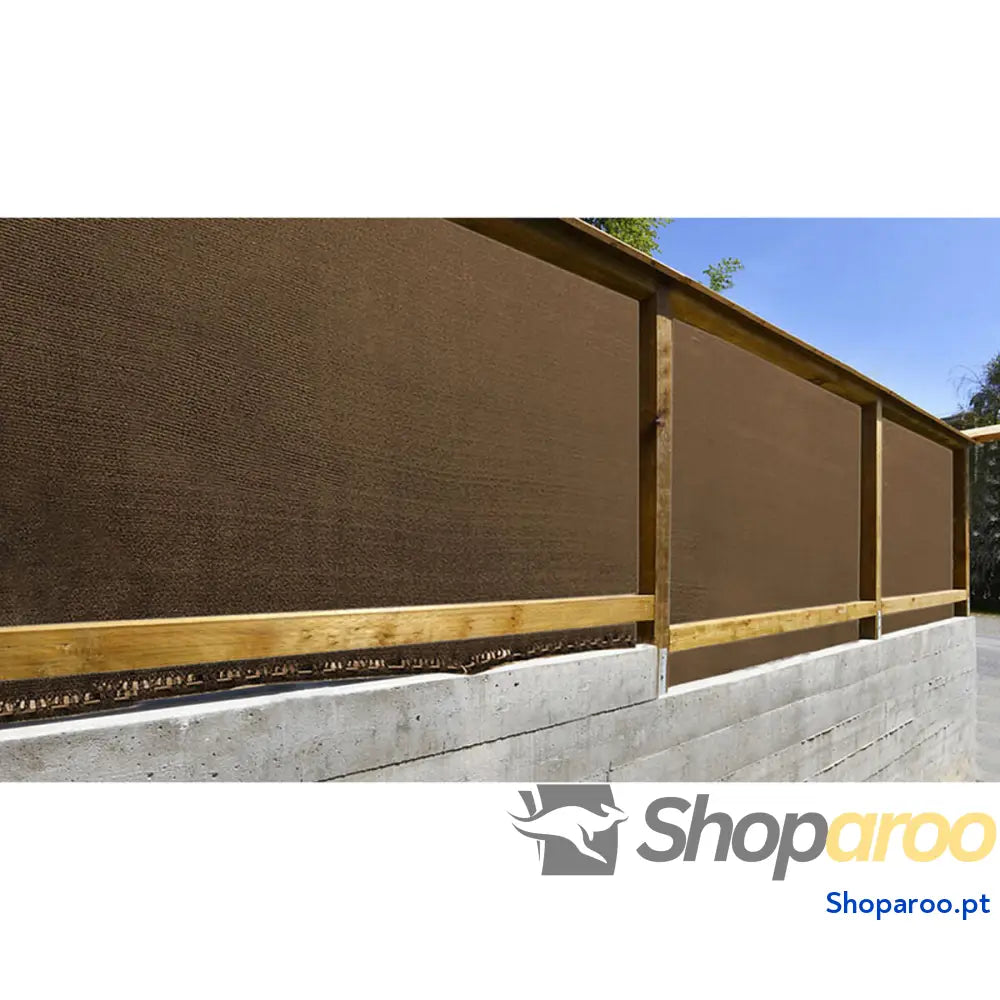 Rede de Ocultação Fun&Go Castanho Polietileno 1 x 50 m