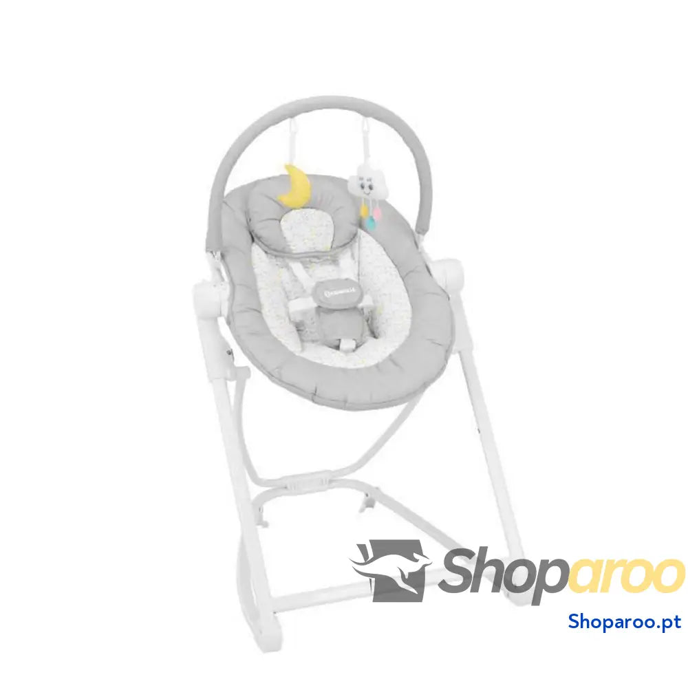 Rede para Bebé Badabulle Compact'up High Cinzento