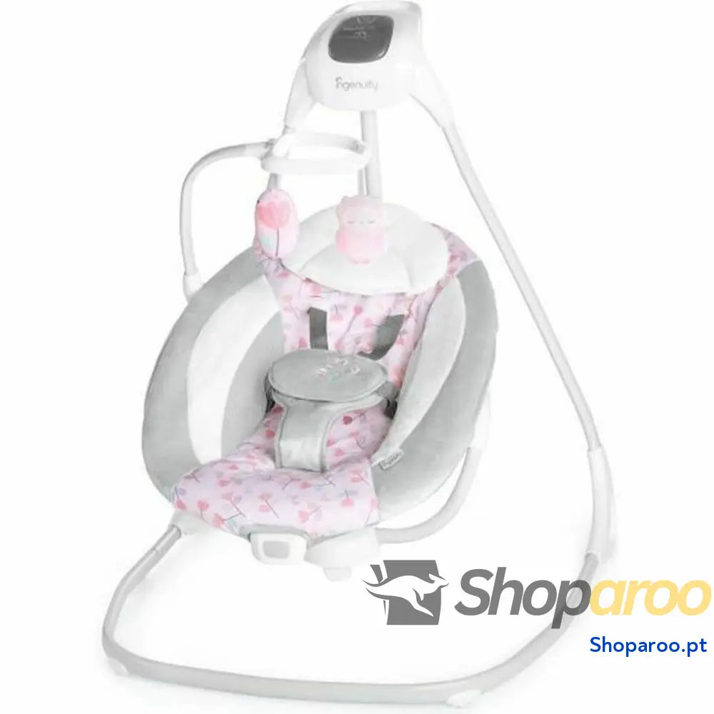 Rede para Bebé Ingenuity Cassidy Cor de Rosa