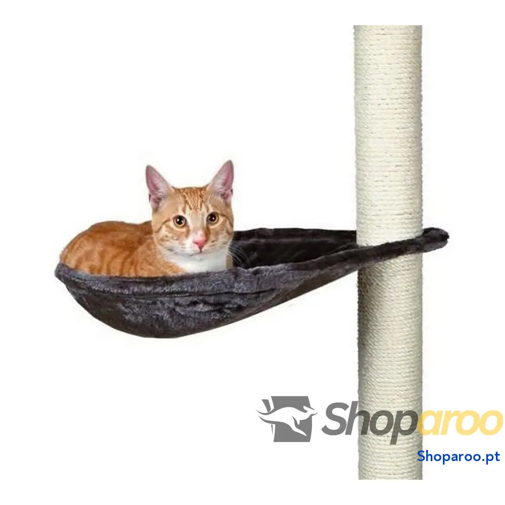 Rede Suspensa para Gatos Trixie Hammock Cinzento Metal Ø 40 cm