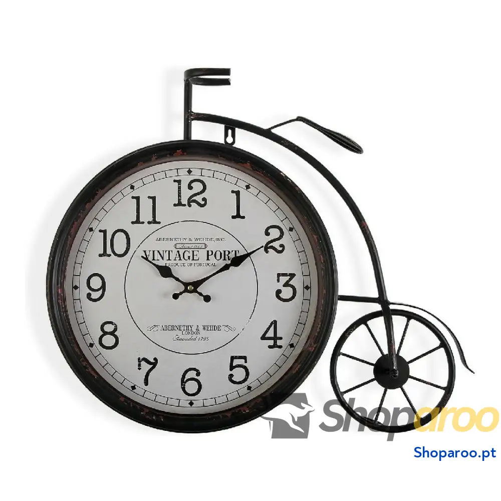 Relógio de Parede Versa Bicycle Metal (6 x 60 50 cm)