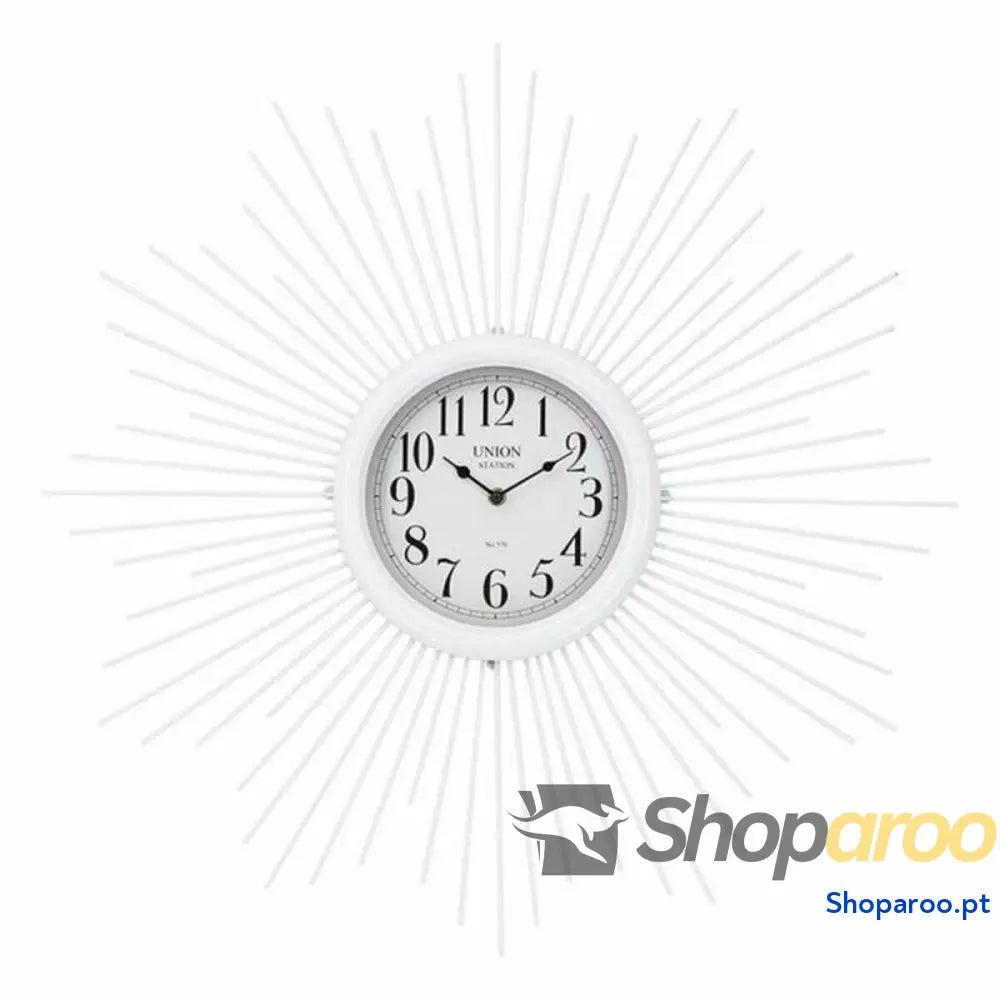 Relógio de Parede Versa VS 20460113 Metal Madeira MDF 68 x 6,5 cm