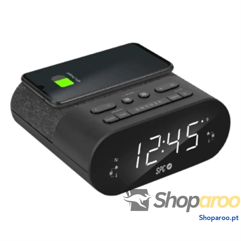 Relógio Despertador com Carregador sem Fios SPC 1 (1 Unidade)