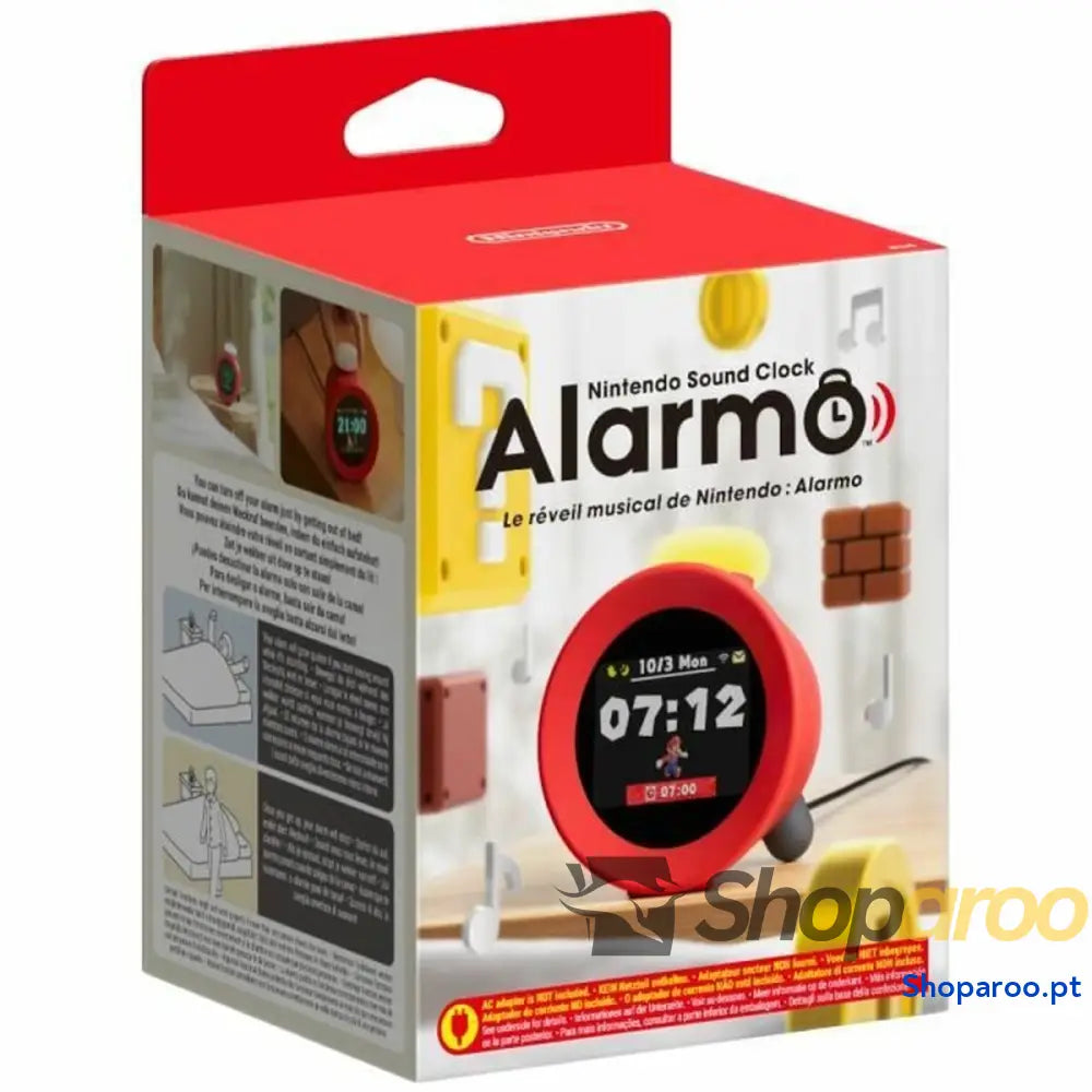 Relógio Despertador Nintendo Alarmo