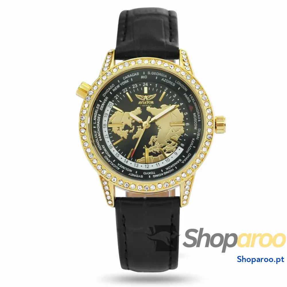 Relógio feminino Aviator AVW8633L03 (Ø 38 mm)