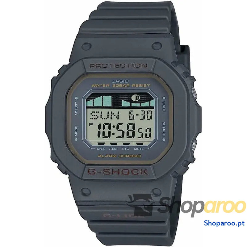 Relógio feminino Casio G-Shock G-LIDE BLACK - SURF TIDE GRAPHS