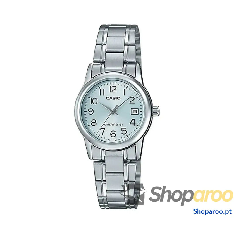 Relógio feminino Casio LADY 3H - LILGHT BLUE (Ø 25 mm)