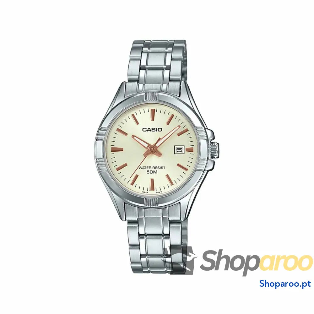 Relógio feminino Casio LADY DATE - CHAMPAGNE (Ø 31 mm)