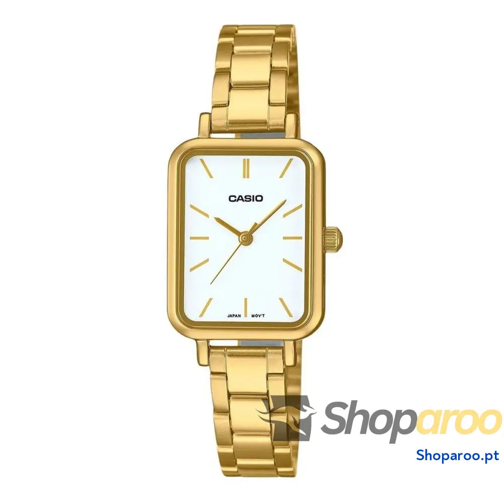 Relógio feminino Casio TANK - GOLD