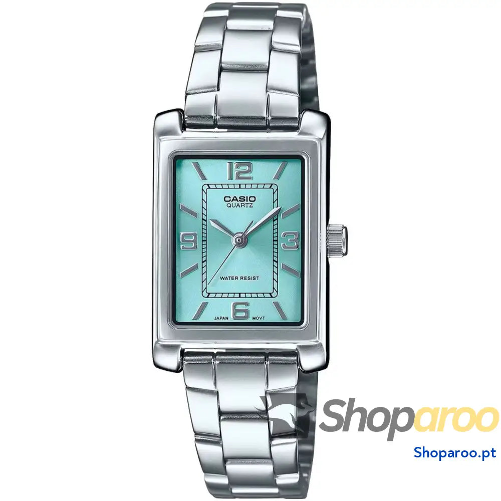 Relógio feminino Casio TANK - LIGHT BLUE