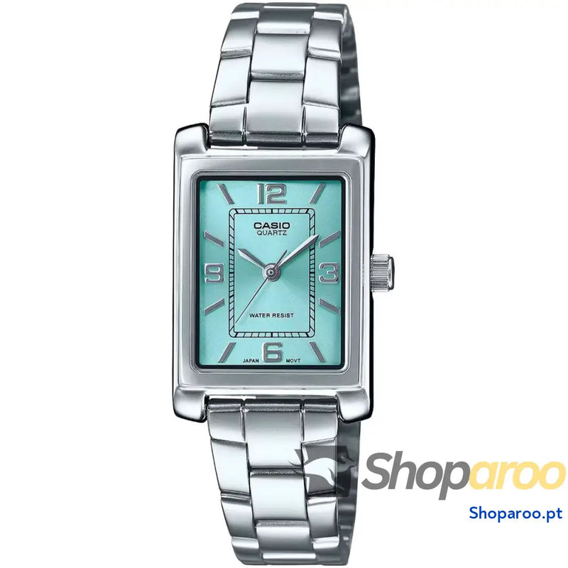 Relógio feminino Casio TANK - LIGHT BLUE