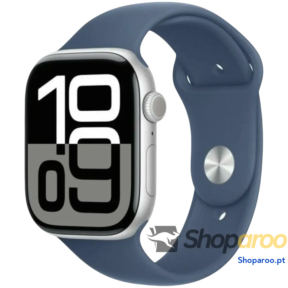 Relógio masculino Apple MWWL3QL/A Azul Prateado
