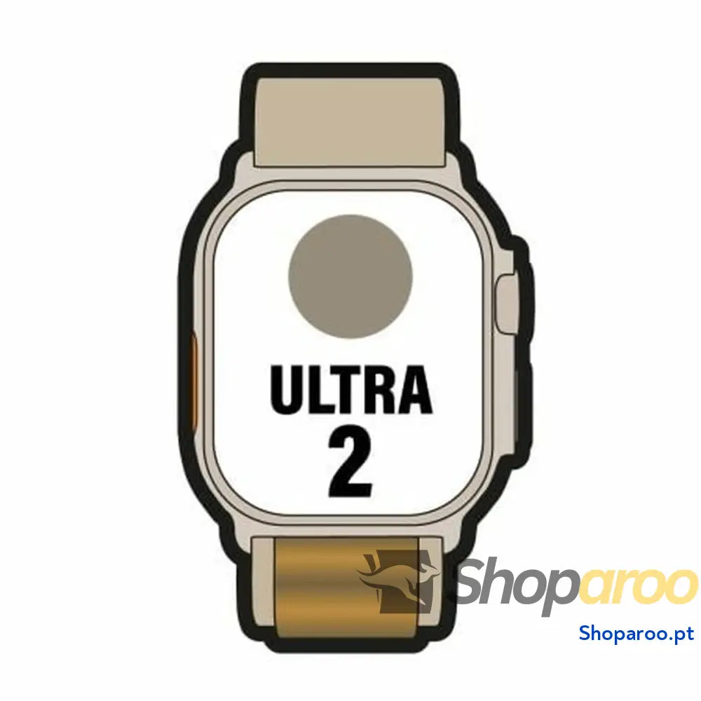 Relógio masculino Apple MX4E3TY/A Titânio 49 mm